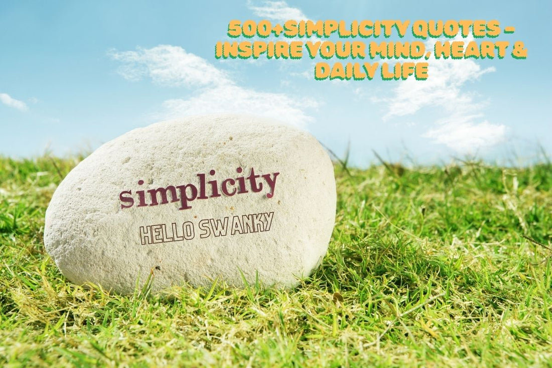 Simplicity Quotes