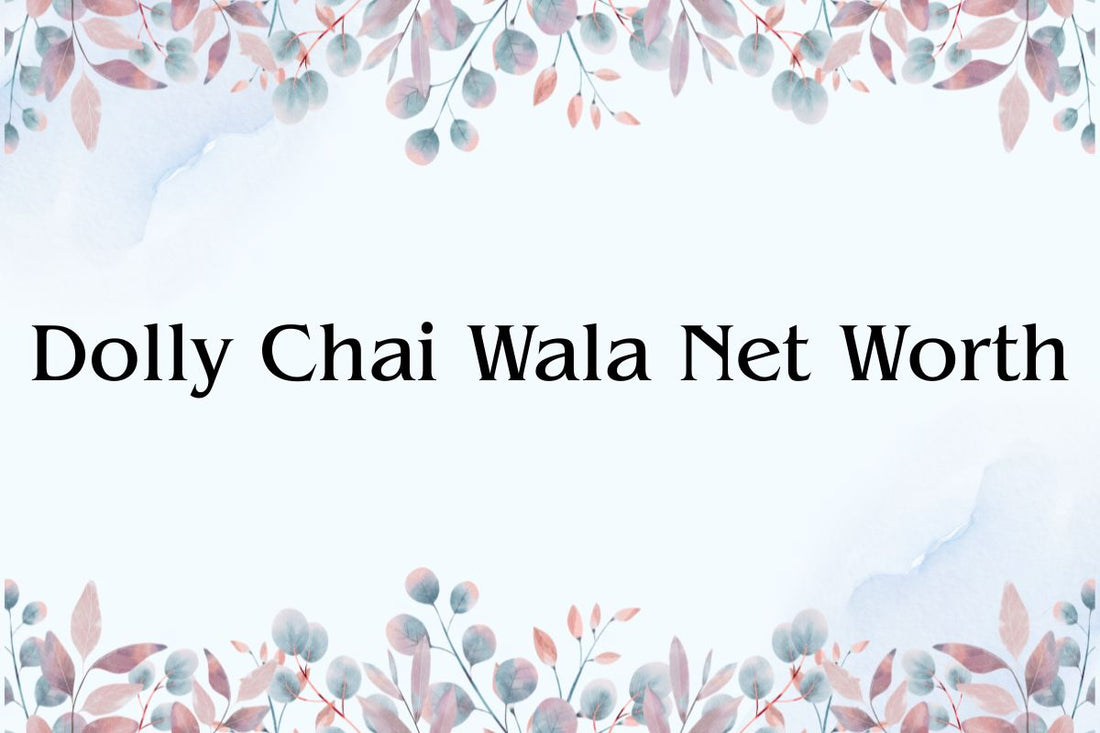 Dolly Chai Wala Net Worth