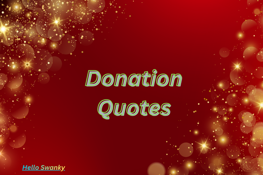 Donation Quotes