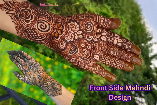 Front Side Mehndi Design