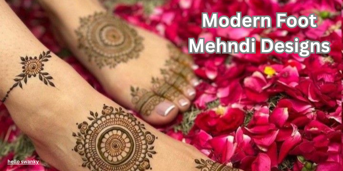 Modern Foot Mehndi Designs