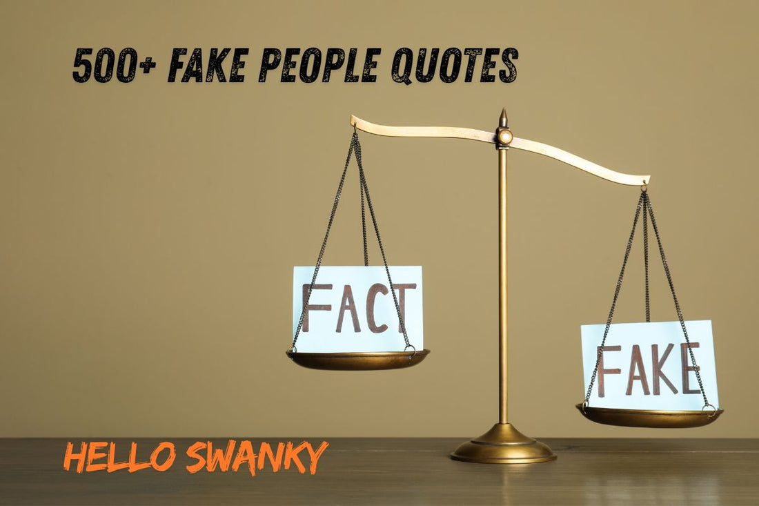 500+ Fake People Quotes About in Relationships That Reveal Truth.