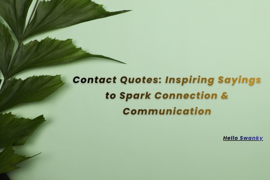 Contact Quotes