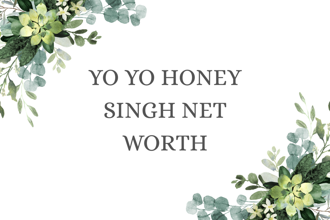 Yo Yo Honey Singh Net Worth