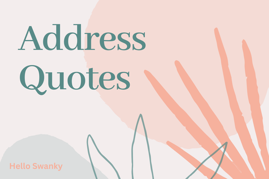 Address Quotes