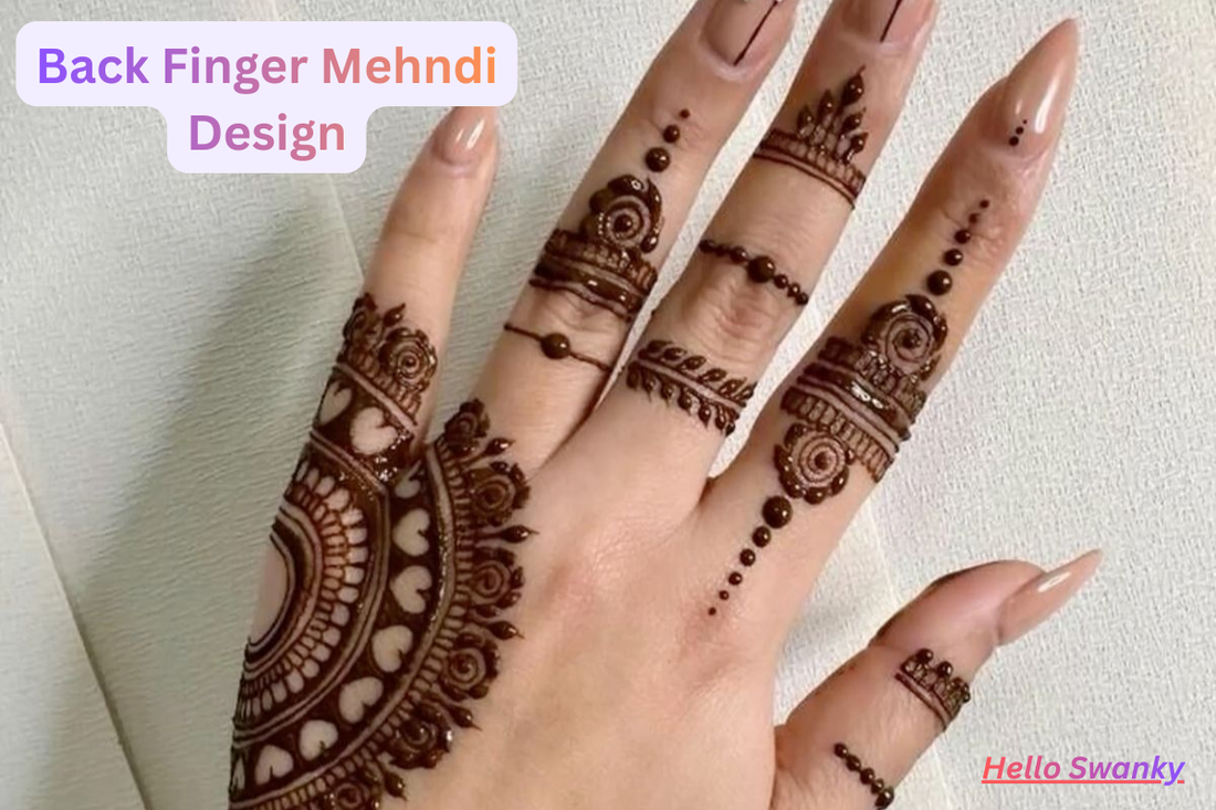 Back Finger Mehndi Design