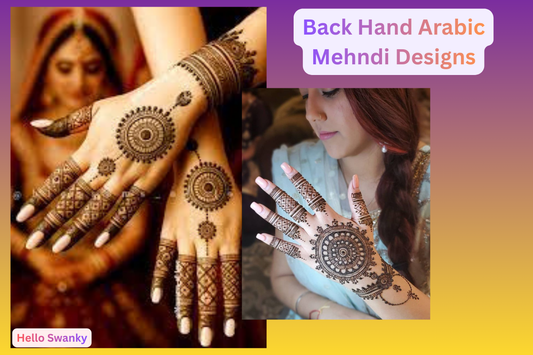 Back Hand Arabic Mehndi Designs