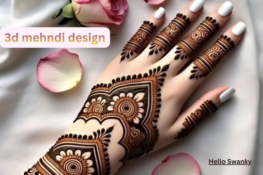 3d mehndi design