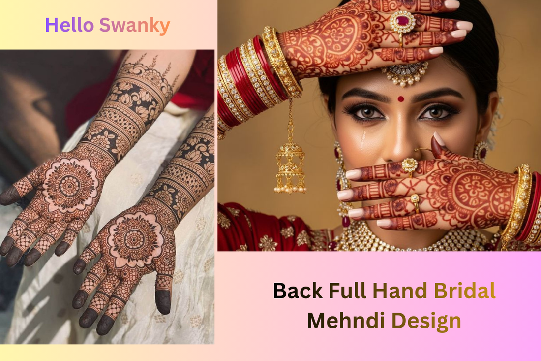 Back Full Hand Bridal Mehndi Design