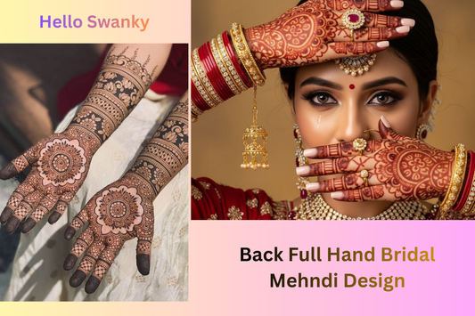Back Full Hand Bridal Mehndi Design