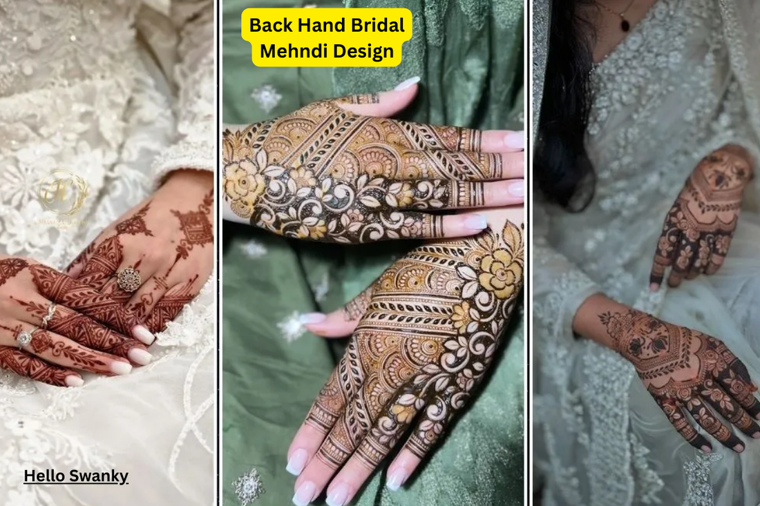 Back Hand Bridal Mehndi Design