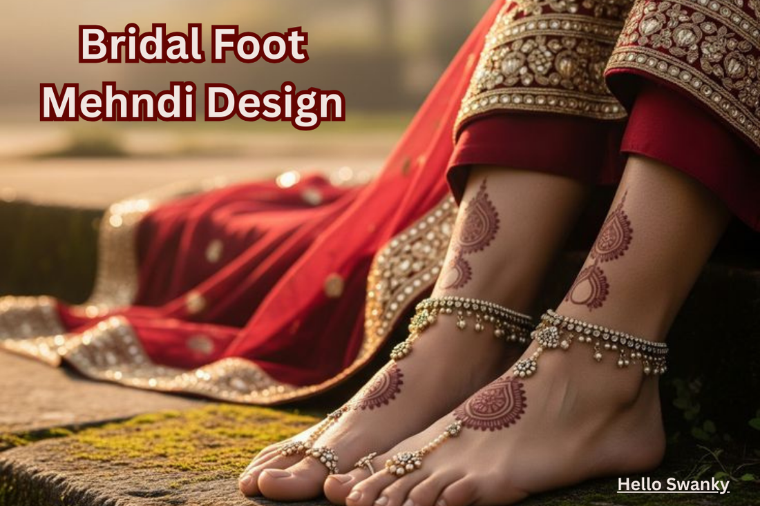 Bridal Foot Mehndi Design