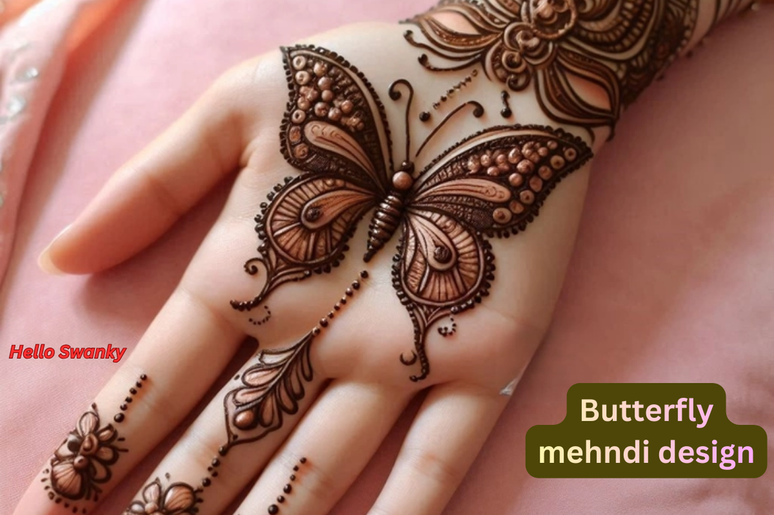 Butterfly Mehndi Design