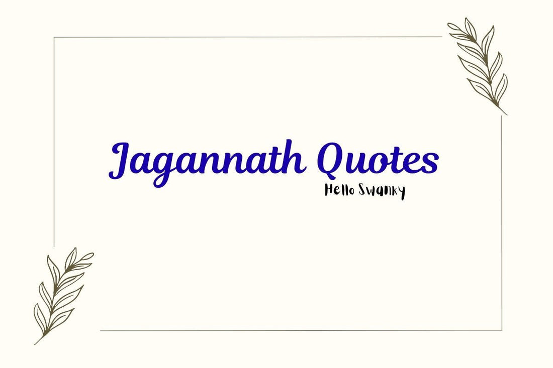 Jagannath Quotes