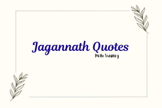 Jagannath Quotes