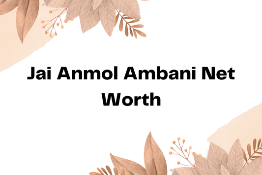 Jai Anmol Ambani Net Worth