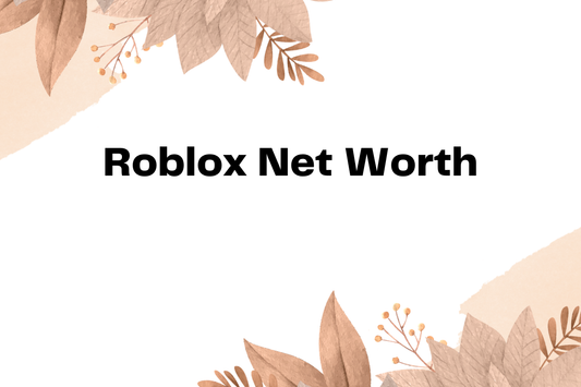 Roblox Net Worth