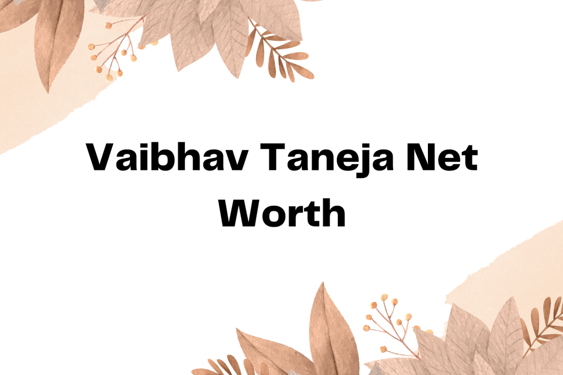 Vaibhav Taneja Net Worth