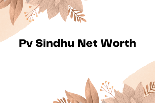 Pv Sindhu Net Worth