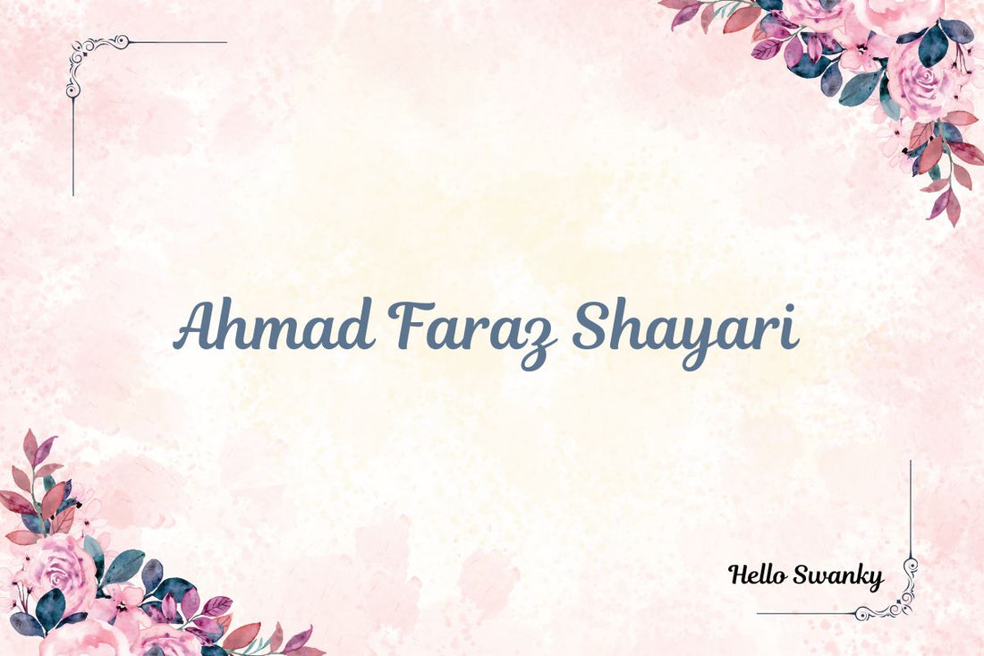 Ahmad Faraz Shayari