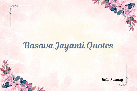 Basava Jayanti Quotes