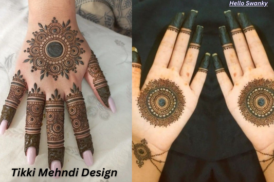 Tikki Mehndi Design