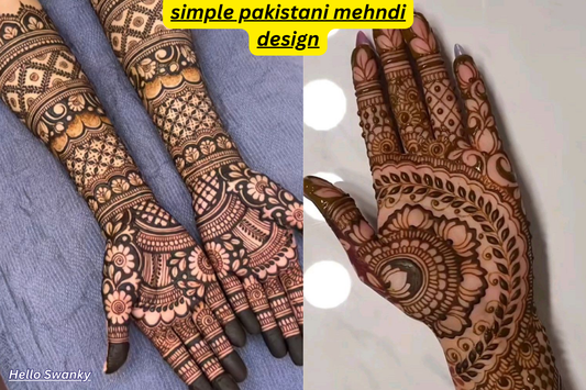 Simple Pakistani Mehndi Designs