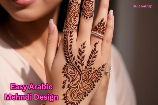 Easy Arabic Mehndi Design