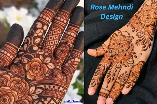 Rose Mehndi Design