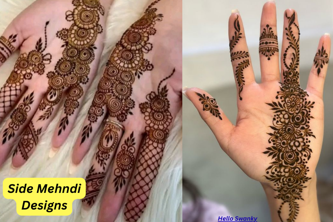Side Mehndi Designs