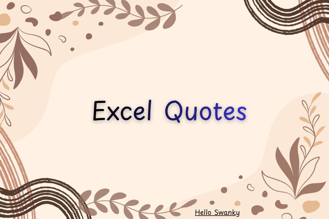 Excel Quotes
