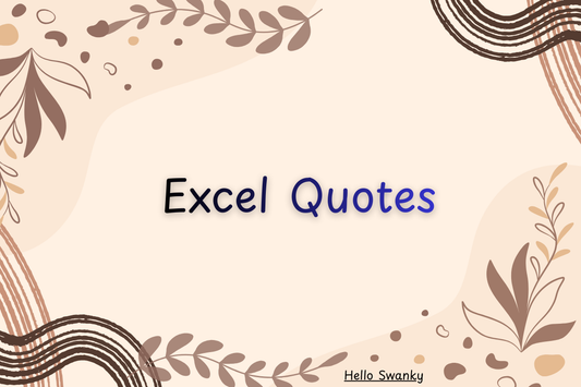 Excel Quotes