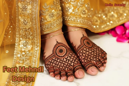 Feet Mehndi Design