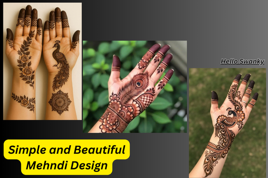Simple and Beautiful Mehndi Design