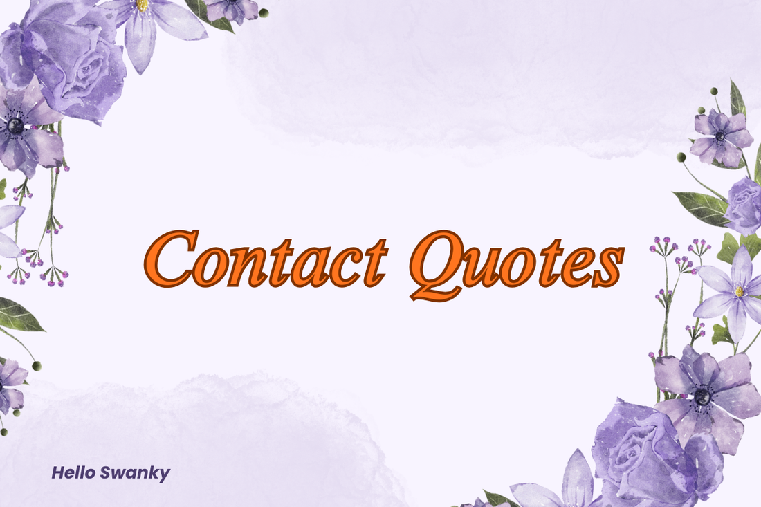 Contact Quotes