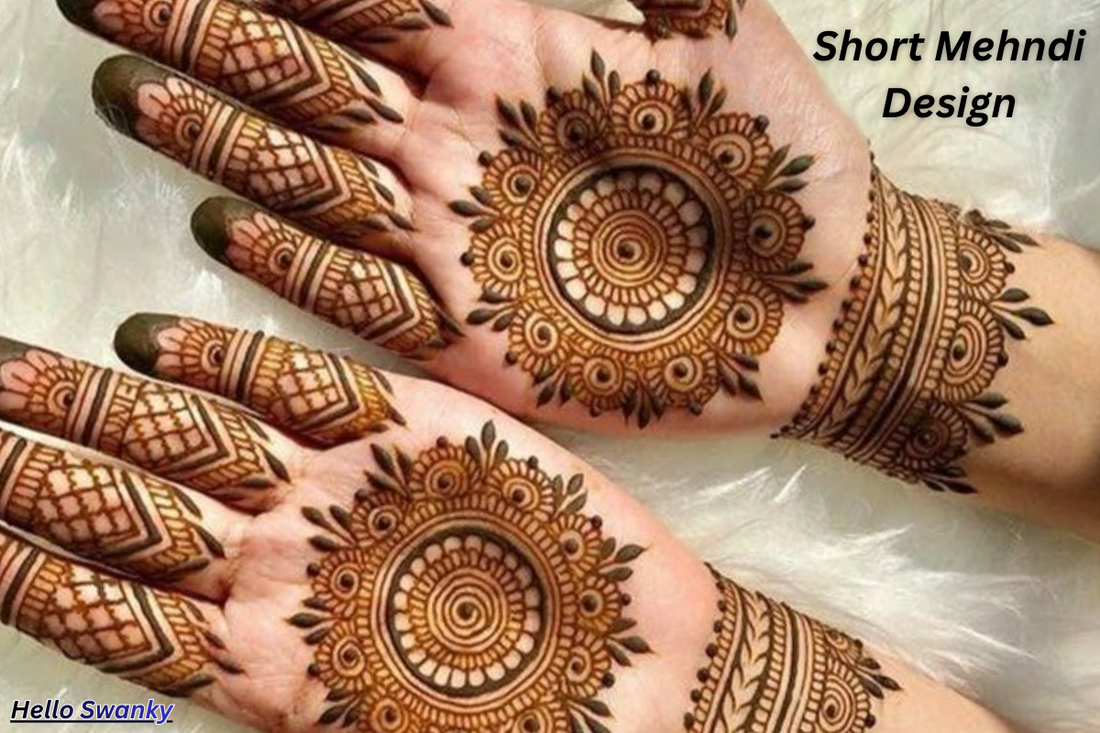 Short Mehndi Design