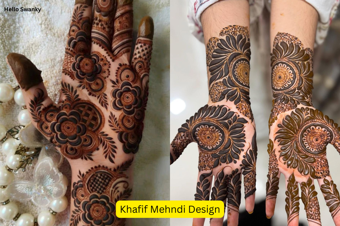 Khafif Mehndi Design