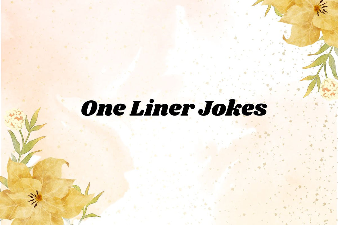 One Liner Jokes