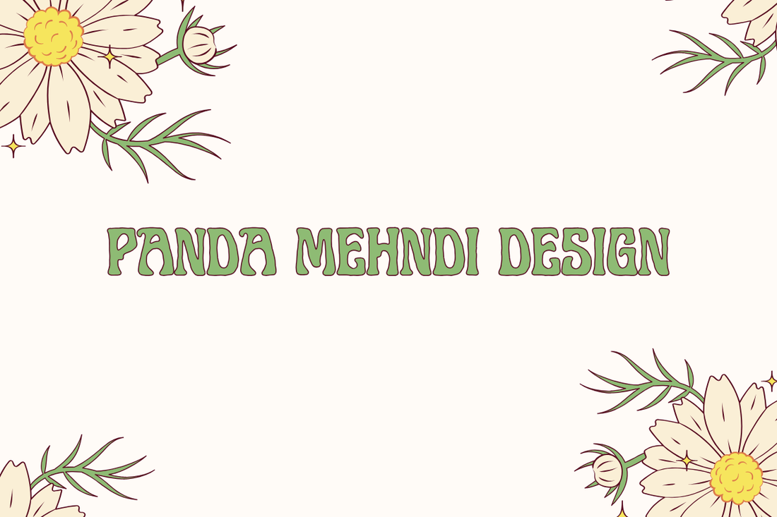 Panda Mehndi Design