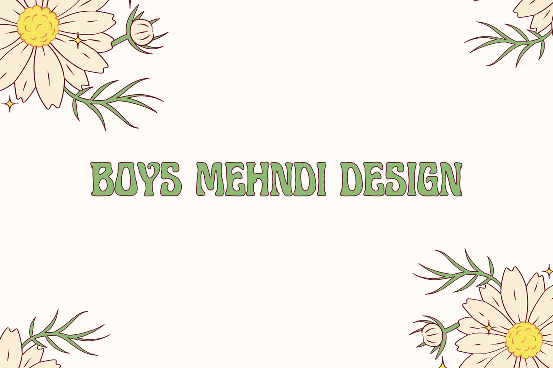 Boys Mehndi Design