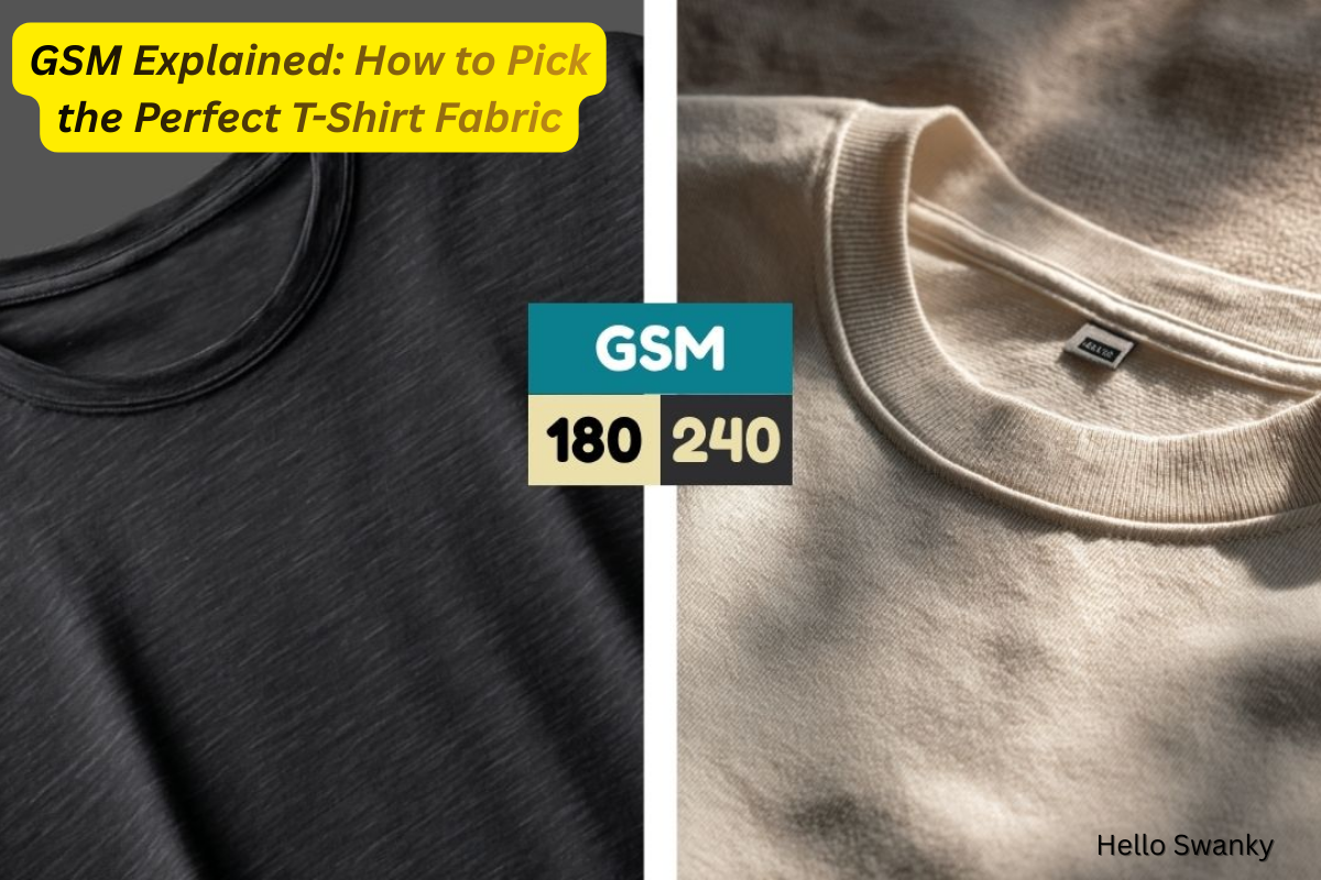 Understanding GSM: Choose the Perfect T-Shirt Fabric Go – Hello Swanky ...