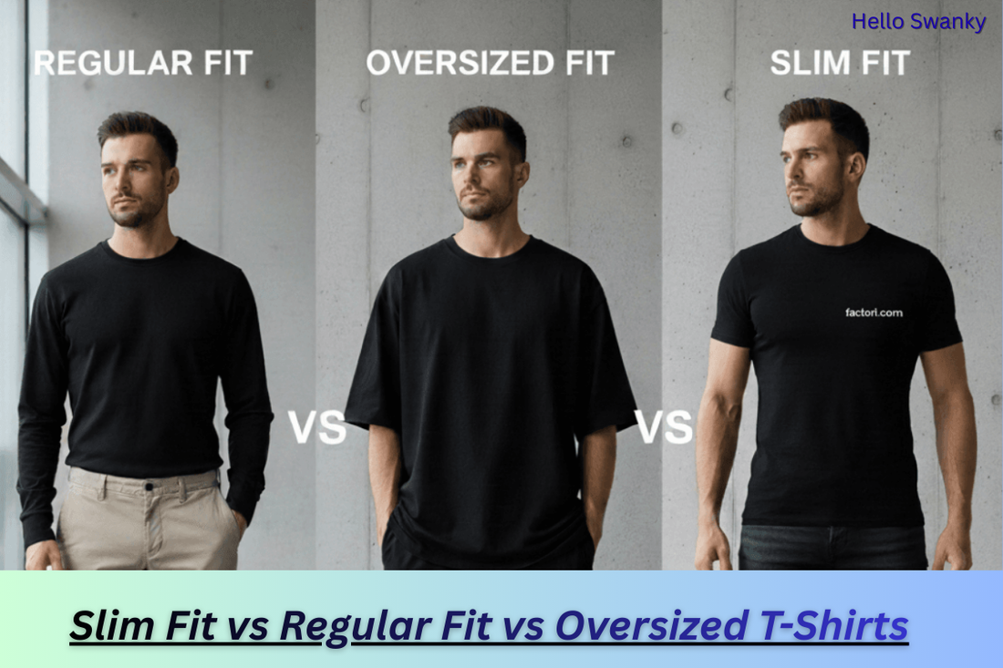 Slim Fit vs Regular Fit vs Oversized T-Shirts