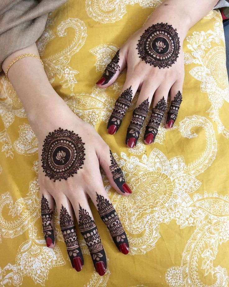 Pakistani Tikki Mehndi Design