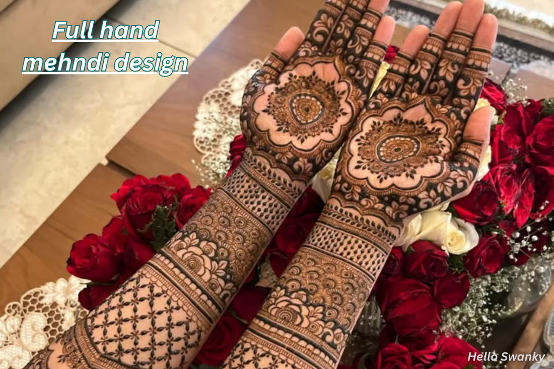 Full hand mehndi design