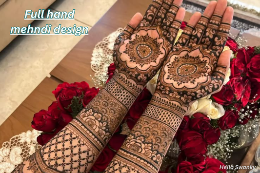 Full hand mehndi design