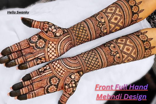 Front Full Hand Mehndi Design