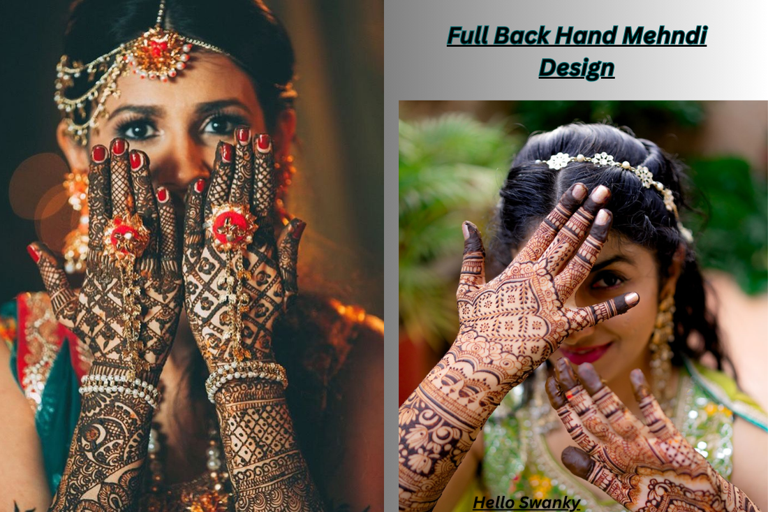 Full Back Hand Mehndi Design