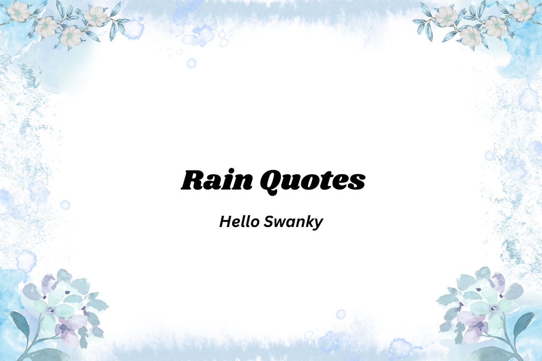 Rain Quotes