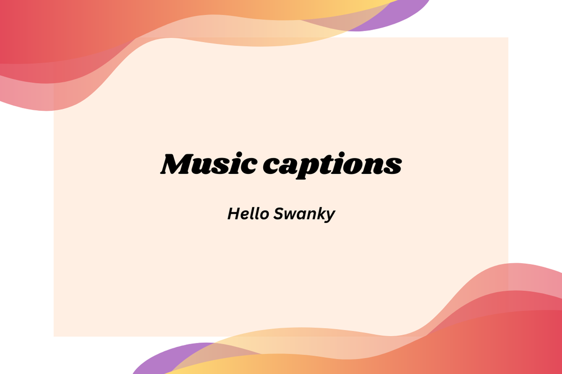 Music captions