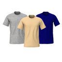Plain Round Neck Half Sleeves T-Shirts – Combo of 3